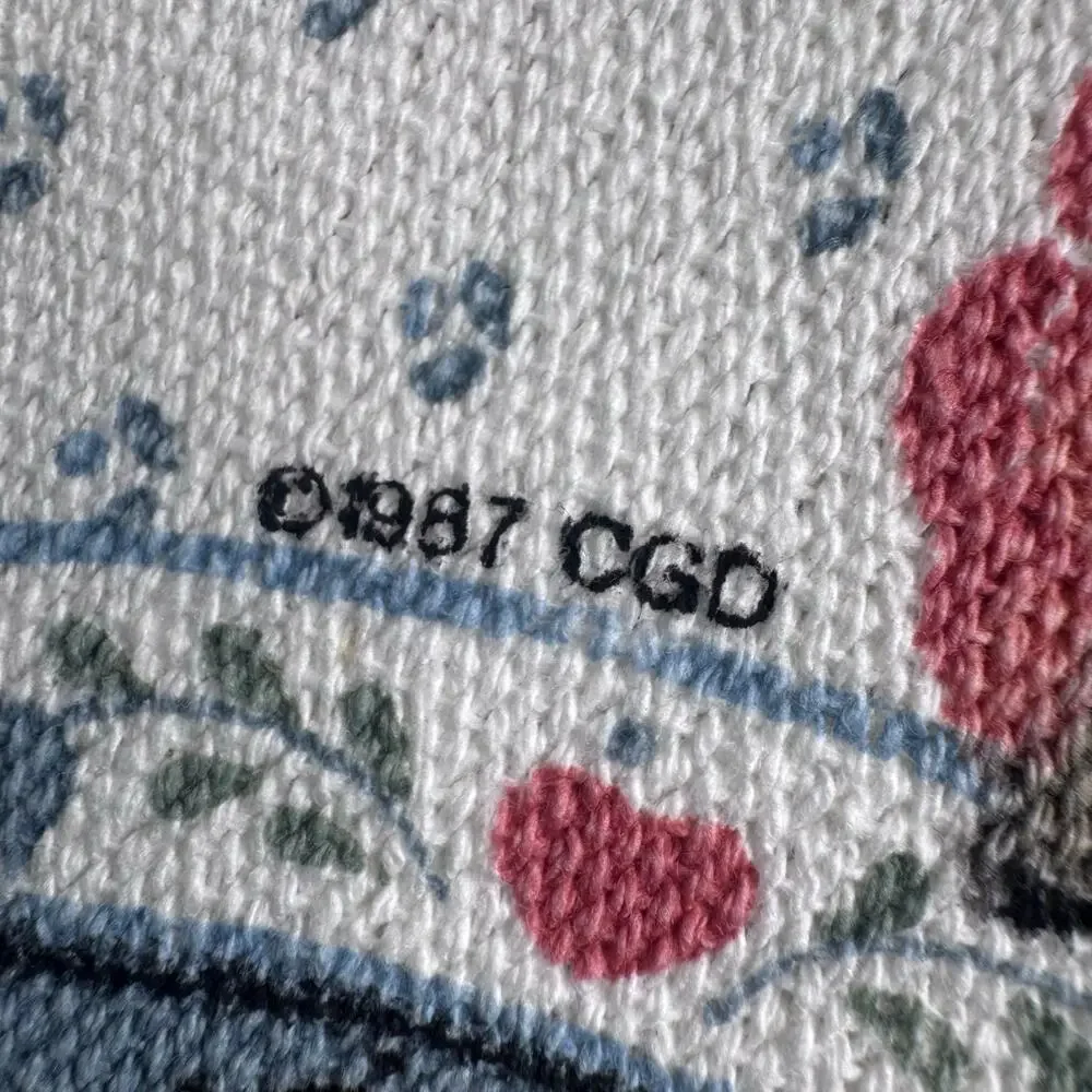 Vintage Goose 1987 Set of 4 Placemats Woven Cottage Core Country USA